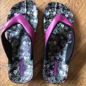 Aerosoft Sandals - Purple Flip Flop - Size 10